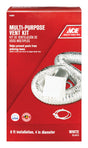 Ace 96 in. L X 4 in. D Silver/White Aluminum Dryer Vent Kit