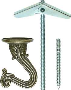 OOK 50342 Swag Hook, Antique Brass, 2/PK