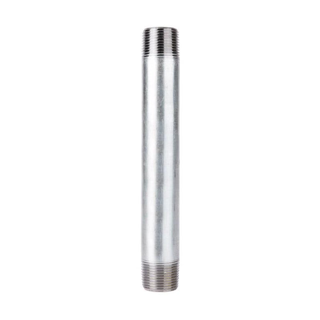 STZ Industries 1 in. MIP each X 1 in. D MIP Galvanized Steel 9 in. L Nipple