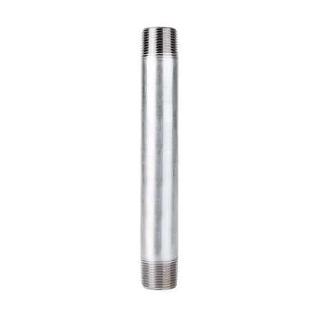 STZ Industries 1-1/2 in. MIP each X 1-1/2 in. D MIP Galvanized Steel 9 in. L Nipple