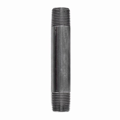 STZ Industries 1/8 in. MIP each X 1/8 in. D MIP Black Steel 4-1/2 in. L Nipple, Pack of 5