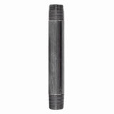 STZ Industries 1/8 in. MIP each X 1/8 in. D MIP Black Steel 5-1/2 in. L Nipple, Pack of 5