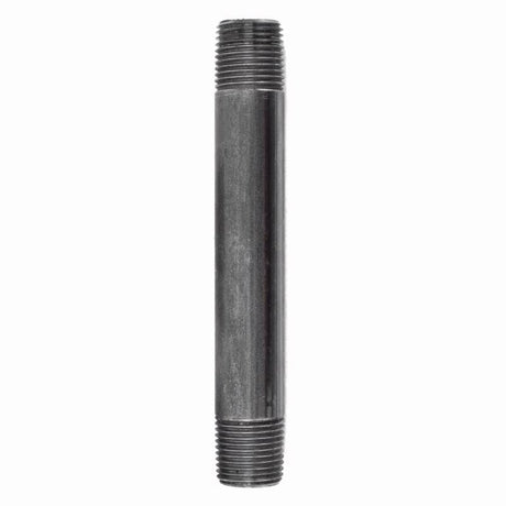 STZ Industries 1/8 in. MIP each X 1/8 in. D MIP Black Steel 5-1/2 in. L Nipple, Pack of 5