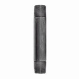 STZ Industries 1/4 in. MIP each X 1/4 in. D MIP Black Steel 4-1/2 in. L Nipple, Pack of 5