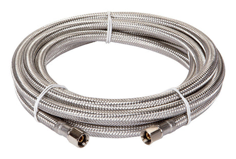 Ace 1/4 in. Compression X 1/4 in. D Compression 10 ft. Braided Stainless Steel Ice Maker Supply Line