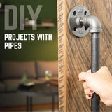 STZ Industries 1/4 in. MIP each X 1/4 in. D MIP Black Steel 5-1/2 in. L Nipple, Pack of 5