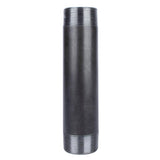 STZ Industries 1-1/2 in. MIP each X 1-1/2 in. D MIP Black Steel 10 in. L Nipple