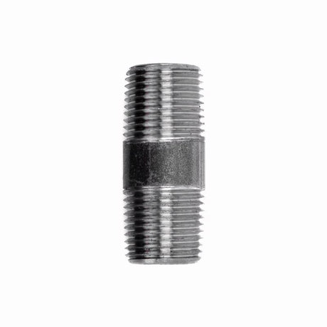 STZ Industries 1/8 in. MIP each X 1/8 in. D MIP Black Steel 2 in. L Nipple, Pack of 5