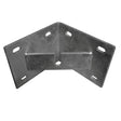 Multinautic 10000 Series 10018 Corner With Inside Chain Holder, 5 x 5 x 1/4 in, Galvanized Steel