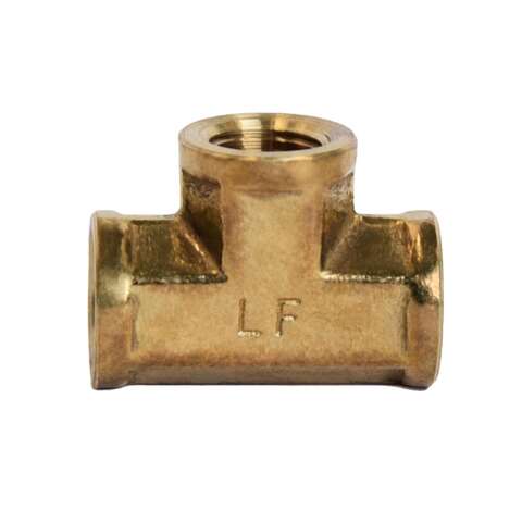 ATC 1/8 in. FPT X 1/8 in. D FPT Brass Tee, Pack of 5