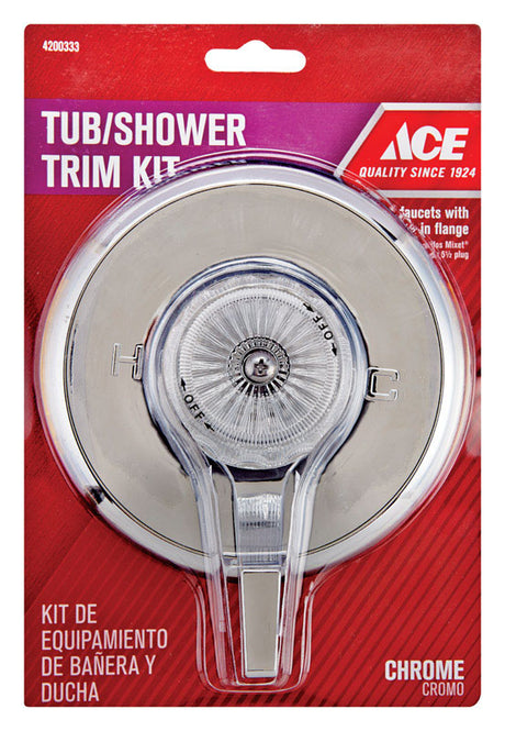 Ace Lavatory Trim Kit Mixet 5.5 in. D Clear/Silver Plastic 1 pc
