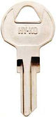 Hy-Ko 11010IN29 Key Blank, Brass, Nickel, For: ILCO Cabinet, House Locks and Padlocks, IN29 Key Number, Pack of 10