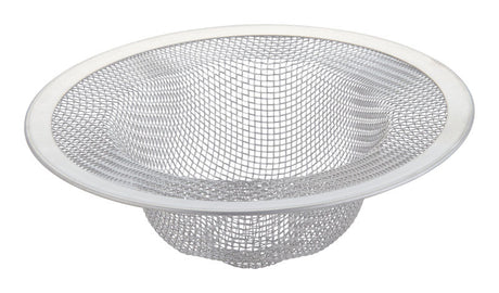Ace 4-3/8 in. D Chrome Silver Stainless Steel Mesh Strainer