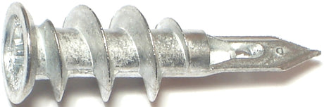 Midwest Fastener 10420 Hollow Wall Anchor with Screw, #8 Thread, 1-1/4 in L, Zinc, 75 lb