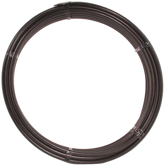 Cresline 18335 High-Density Flexible Pipe, 1 in, 100 ft L, Polyethylene, Black