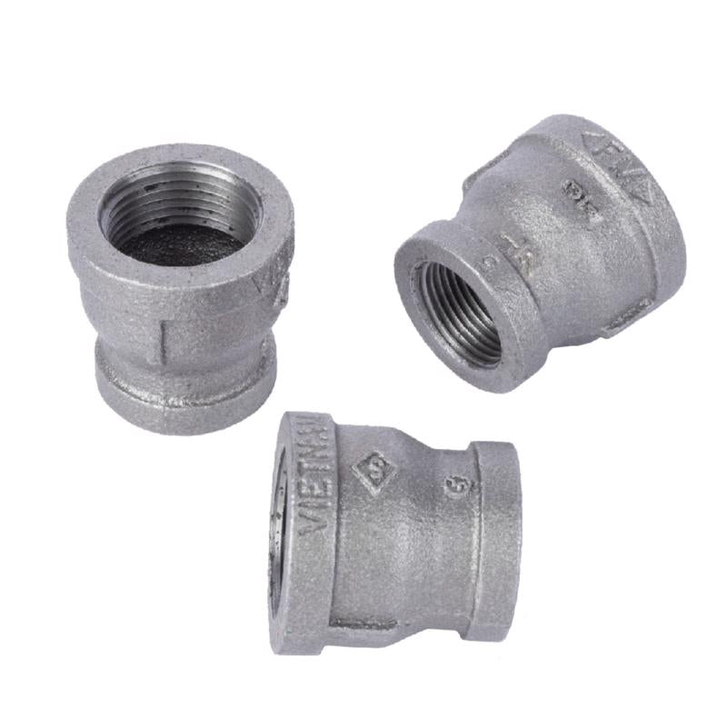 STZ Industries 1-1/4 in. FIP each X 3/4 in. D FIP Galvanized Malleable Iron Reducing Coupling