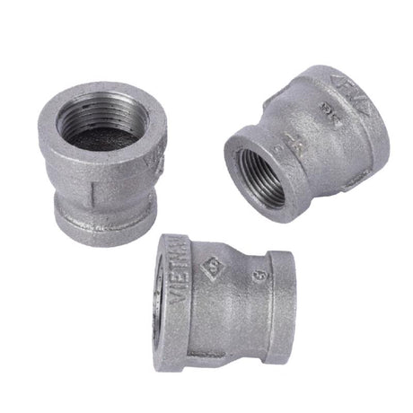 STZ Industries 1-1/4 in. FIP each X 3/4 in. D FIP Galvanized Malleable Iron Reducing Coupling