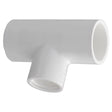 Charlotte Pipe Schedule 40 1 in. Slip X 1 in. D Slip PVC Reducing Tee 1 pk, Pack of 25