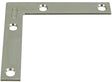 National Hardware 117BC Series N266-528 Corner Brace, 3 in L, 1/2 in W, 3 in H, Steel, Zinc, 0.07 Thick Material, Pack of 40