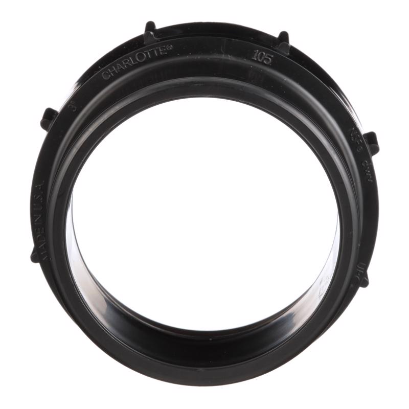 Charlotte Pipe 3 in. Spigot X 3 in. D FPT ABS Cleanout