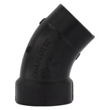 Charlotte Pipe 1-1/2 in. Hub X 1-1/2 in. D Spigot ABS 40 Degree Street Elbow