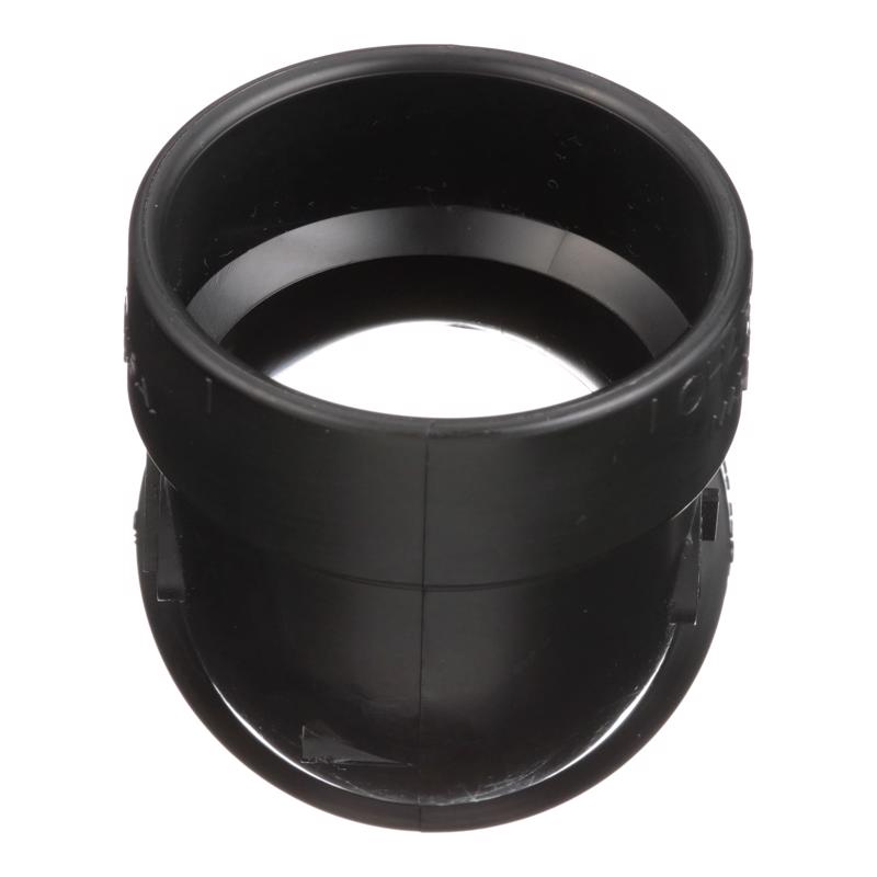 Charlotte Pipe 2 in. Hub X 2 in. D Hub ABS 60 Degree Elbow