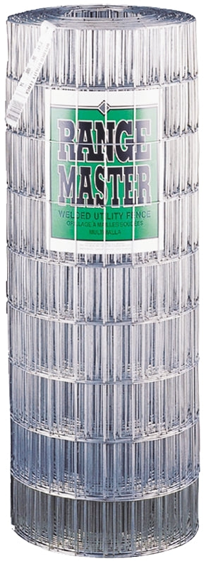 Jackson Wire 10 01 41 14 Welded Wire Fence, 100 ft L, 72 in H, 2 x 4 in Mesh, 12-1/2 Gauge, Galvanized