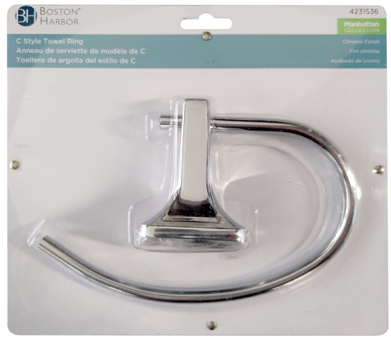 Boston Harbor 3660C-26-07-SOU Towel Ring, Wall Mounting