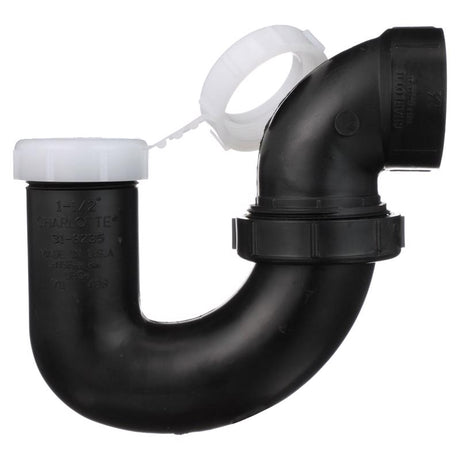 Charlotte Pipe 1-1/2 in. Slip X 1-1/2 in. D Hub ABS P-Trap