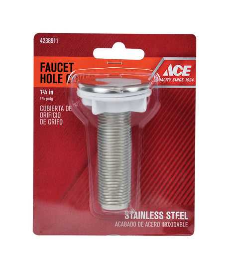 Ace 1-3/4 in. D X 1-3/4 in. L Stainless Steel Sink Hole Cover