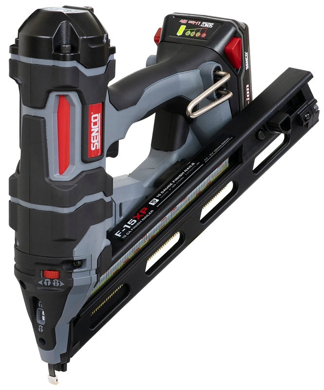 Senco 10L0001N Nailer, Battery Included, 18 V, 110 Magazine, 34 deg Collation, 15 ga Nail, DA Style Nail Fastener