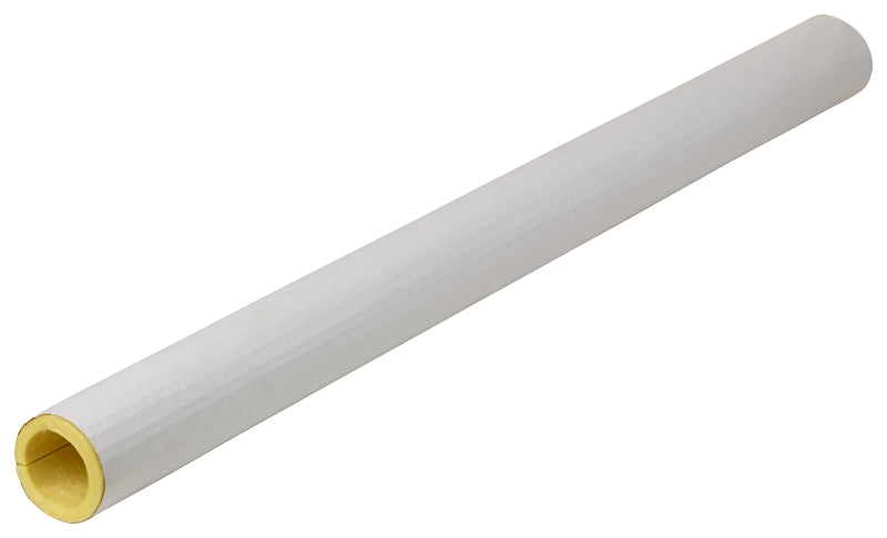 Frost King F13X Tubular Pipe Cover, 3 ft L, Fiberglass, White, 1-1/4 in Pipe