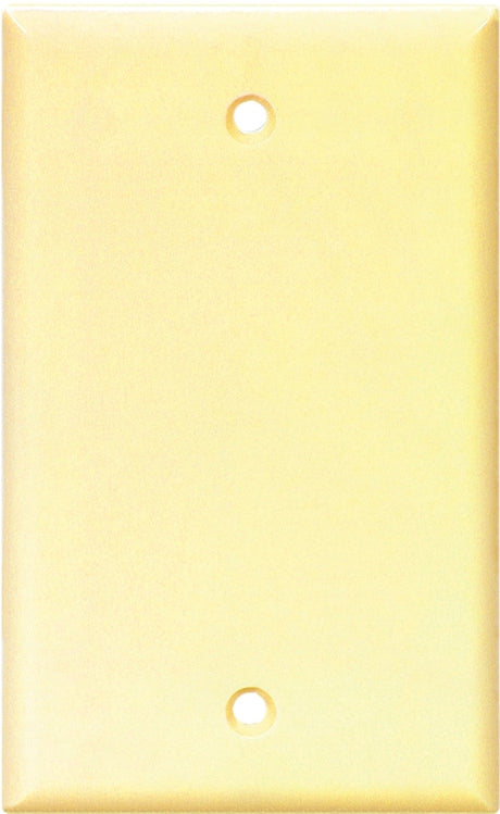 Eaton Cooper Wiring 2129 2129V-BOX Wallplate, 4-1/2 in L, 2-3/4 in W, 0.08 in Thick, 1 -Gang, Thermoset, Ivory, Pack of 25