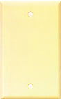 Eaton Cooper Wiring 2129 2129V-BOX Wallplate, 4-1/2 in L, 2-3/4 in W, 0.08 in Thick, 1 -Gang, Thermoset, Ivory, Pack of 25
