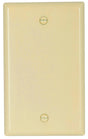 Eaton Cooper Wiring 2129 2129LA Wallplate, 4-1/2 in L, 2-3/4 in W, 0.08 in Thick, 1 -Gang, Thermoset, Light Almond