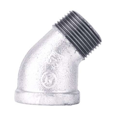 STZ Industries 1/2 in. FIP each X 1/2 in. D MIP Galvanized Malleable Iron 45 degree Street Elbow