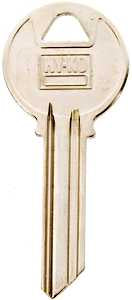 Hy-Ko 11010Y78 Key Blank, Brass, Nickel, For: Yale Cabinet, House Locks and Padlocks, Y78 Key Number, Pack of 10