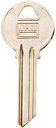 Hy-Ko 11010Y78 Key Blank, Brass, Nickel, For: Yale Cabinet, House Locks and Padlocks, Y78 Key Number, Pack of 10
