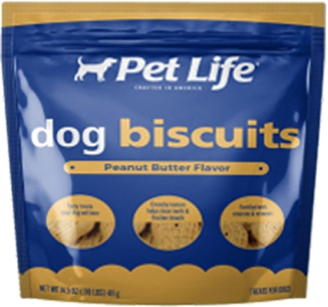 Pet Life Pet Life 01003 Biscuit with Peanut Butter and Molasses Biscuits, Peanut Butter Flavor, 4 lb