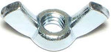 Midwest Fastener 03804 Wing Nut, Cold Forged, Coarse Thread, 1/4-20 Thread, Steel, Zinc