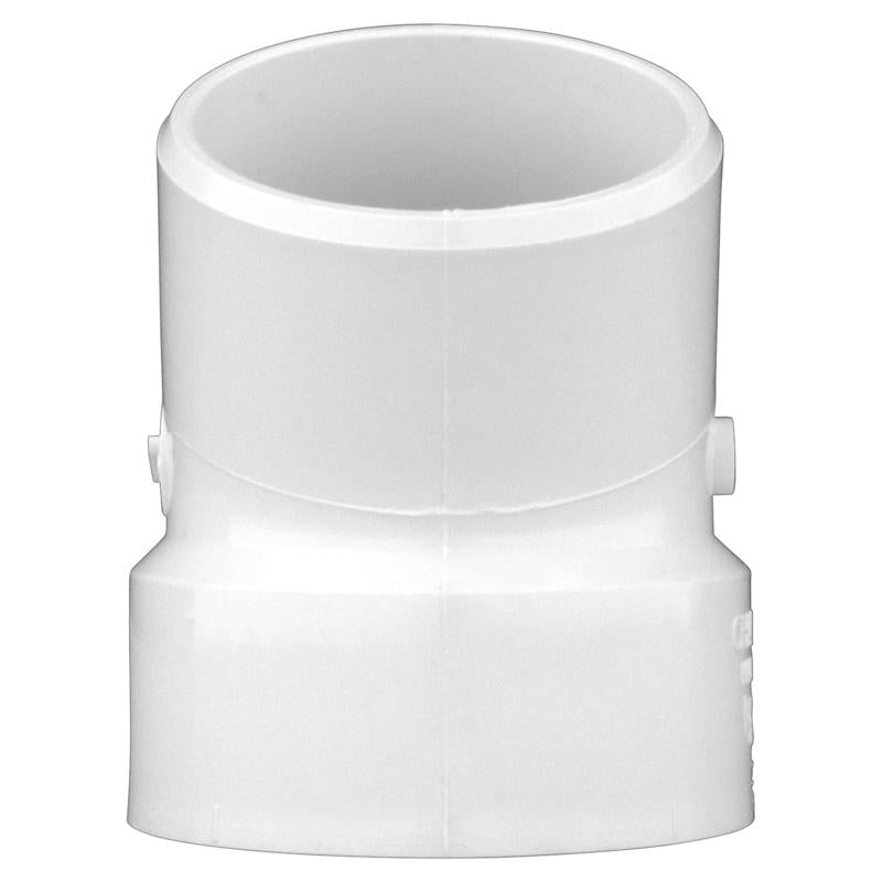 Charlotte Pipe 1-1/2 in. Hub X 1-1/2 in. D Spigot PVC Elbow 1 pk
