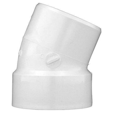 Charlotte Pipe 1-1/2 in. Hub X 1-1/2 in. D Spigot PVC Elbow 1 pk