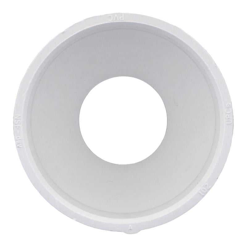 Charlotte Pipe Schedule 40 1-1/2 in. Hub X 3 in. D Hub PVC Reducing Coupling 1 pk