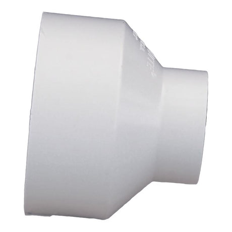 Charlotte Pipe Schedule 40 1-1/2 in. Hub X 3 in. D Hub PVC Reducing Coupling 1 pk