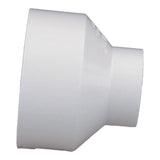Charlotte Pipe Schedule 40 1-1/2 in. Hub X 3 in. D Hub PVC Reducing Coupling 1 pk