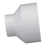 Charlotte Pipe Schedule 40 1-1/2 in. Hub X 3 in. D Hub PVC Reducing Coupling 1 pk