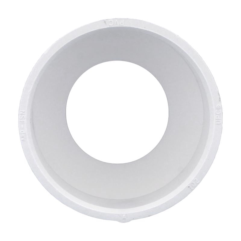 Charlotte Pipe Schedule 40 2 in. Hub X 3 in. D Hub PVC Reducing Coupling 1 pk