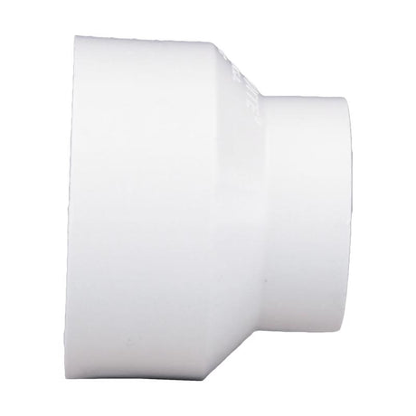 Charlotte Pipe Schedule 40 2 in. Hub X 3 in. D Hub PVC Reducing Coupling 1 pk