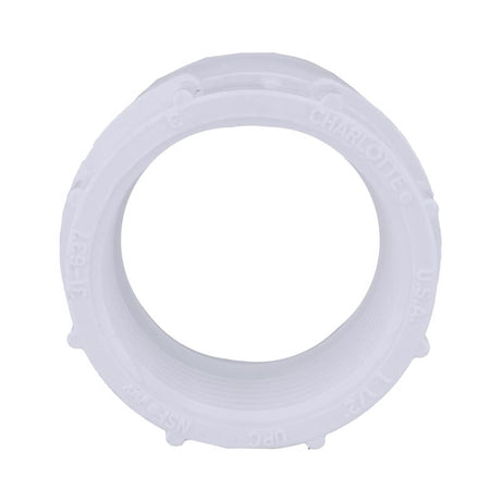 Charlotte Pipe Schedule 40 1-1/2 in. Hub X 1-1/2 in. D FPT PVC Pipe Adapter 1 pk