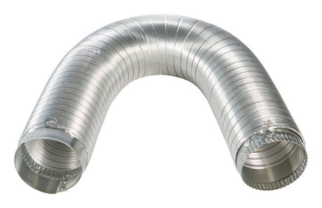 Ace 8 ft. L X 4 in. D Black/Silver Aluminum Duct, Pack of 9